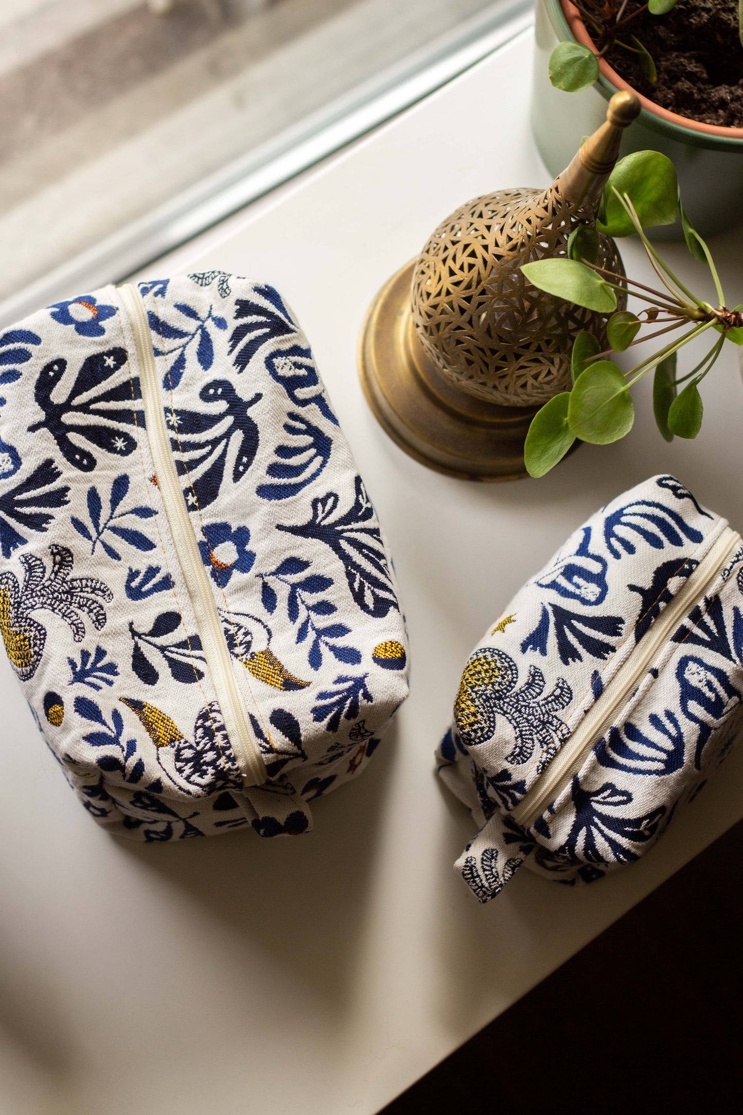 Boxy Kosmetiktasche | Gobelin
