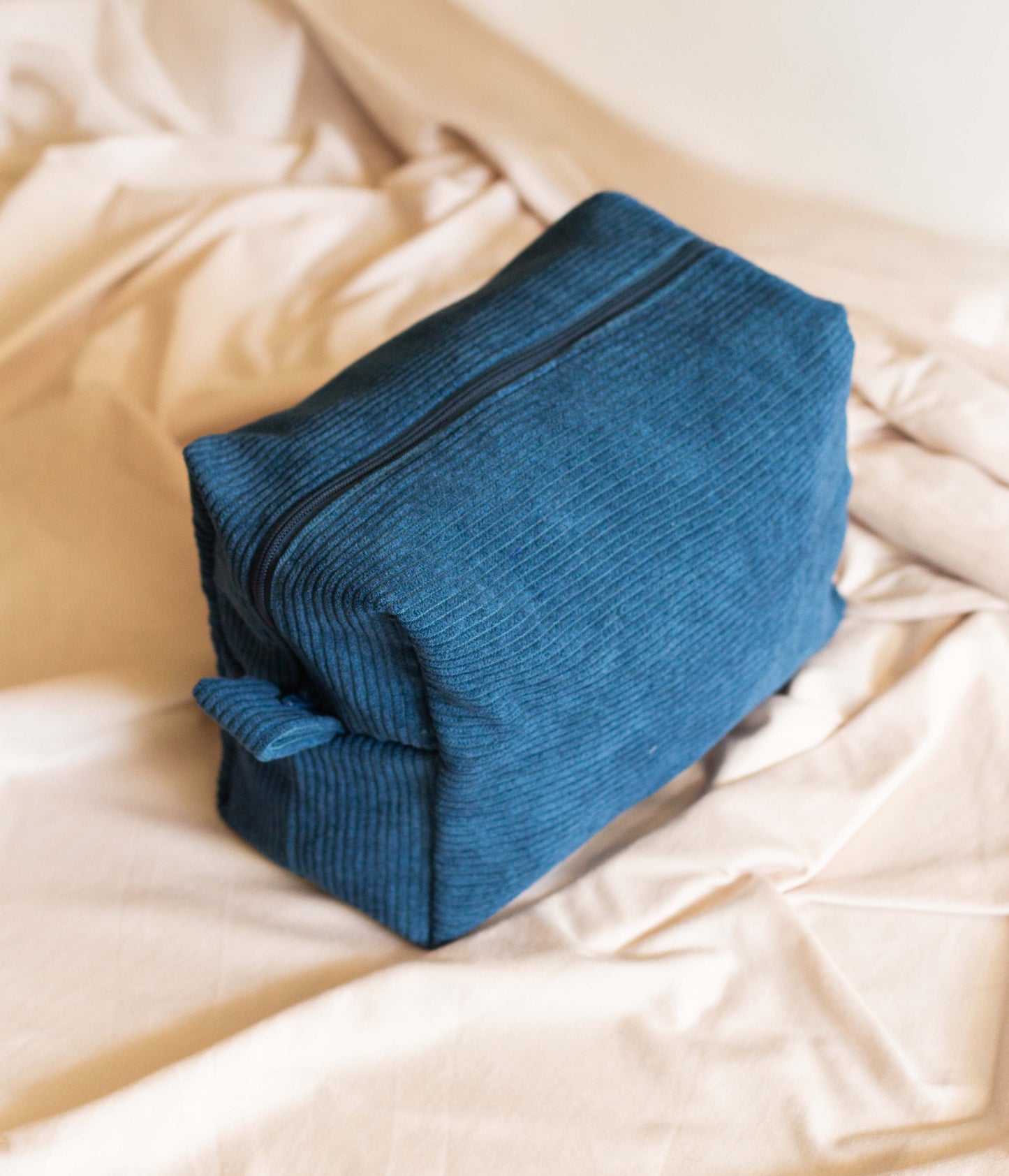 Boxy Kosmetiktasche | Petrol Cord