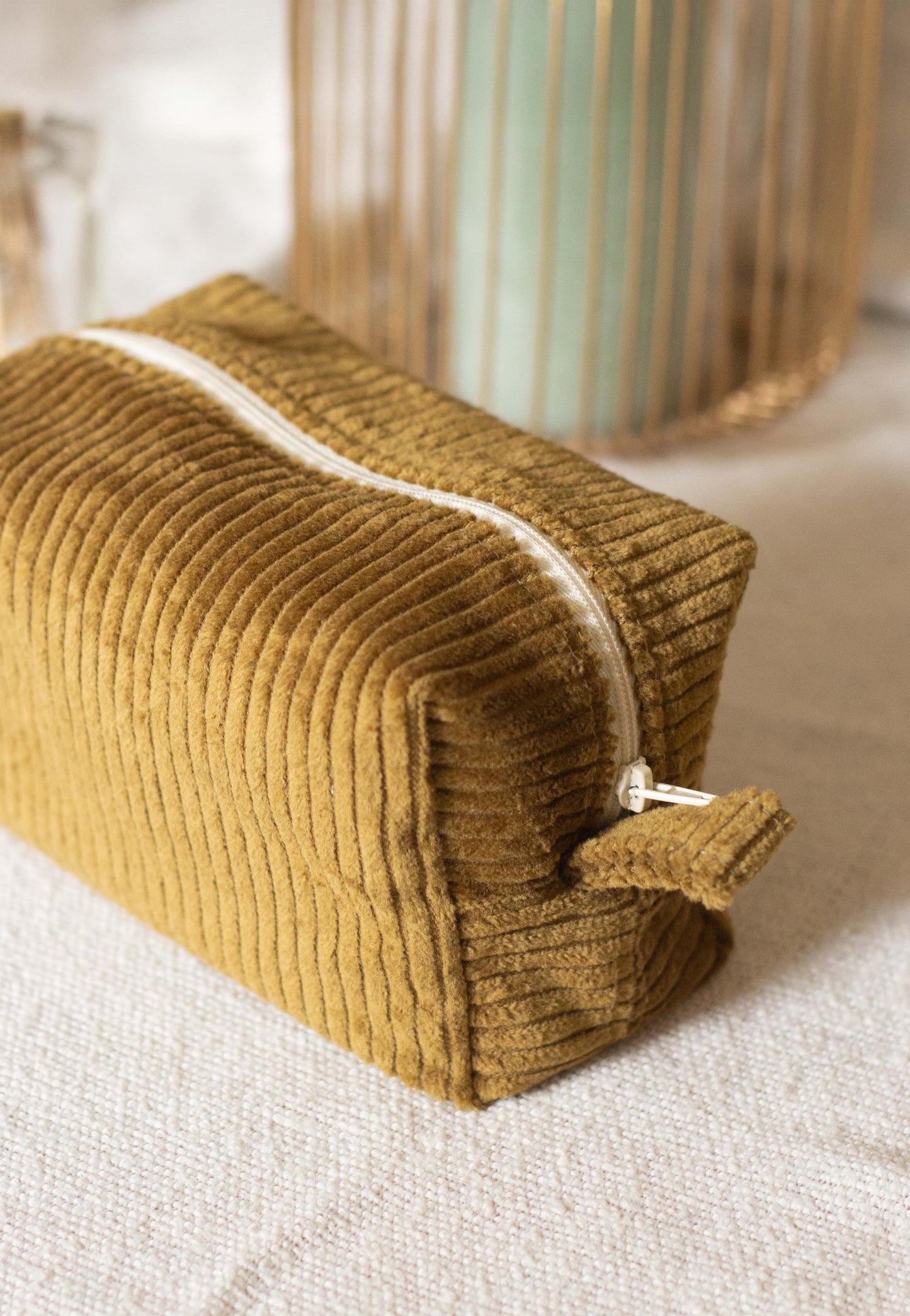 Boxy Kosmetiktasche | Winter Cord