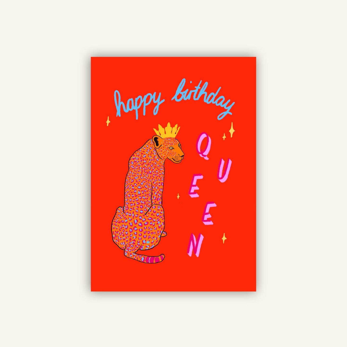 Postkarte | Happy Birthday Queen