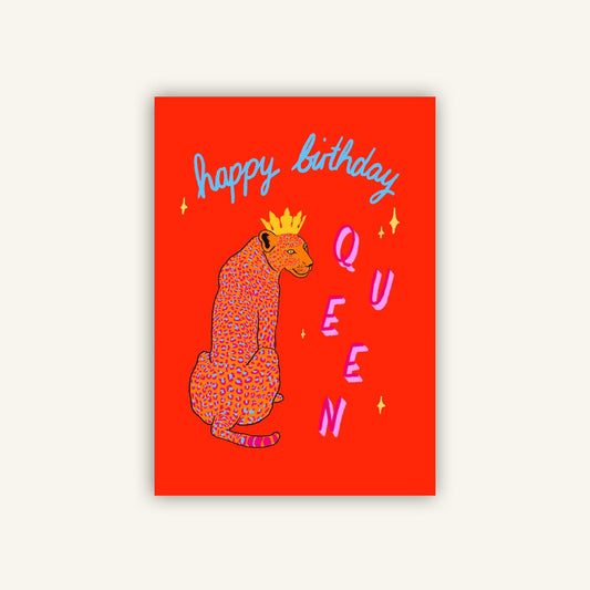 Postkarte | Happy Birthday Queen